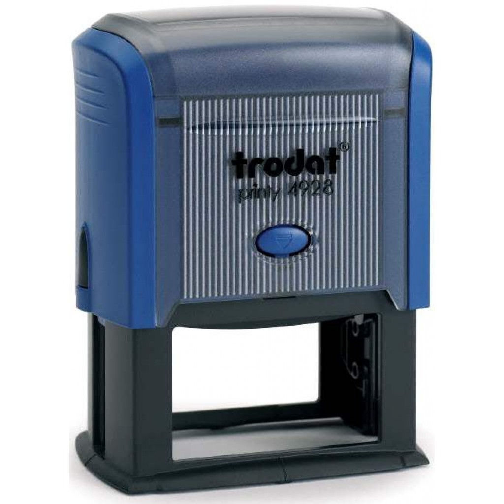 Прочный пластиковый корпус с автоматическим окрашиванием       Легкая смена подушки при помощи кнопочного механизма  Размер поля для текста: 60 мм х 33 мм