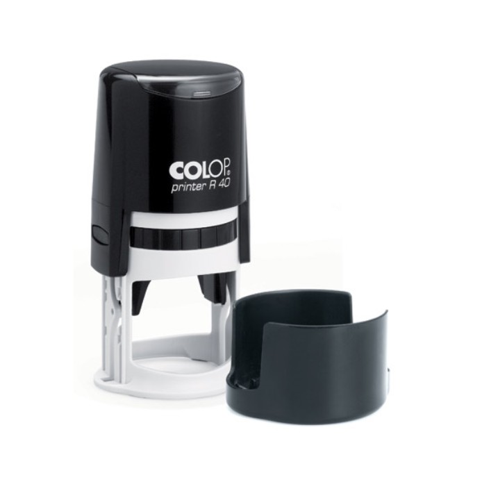 Автоматическая оснастка для основной и дополнительной печати организации  Идеальное качество оттиска благодаря улучшенному подушечному материалу Поставляется в комплекте с крышкой Оснастку можно переносить в сложенном виде Круглая текстовая плата Прочный пластиковый корпус Диаметр 40 мм. 