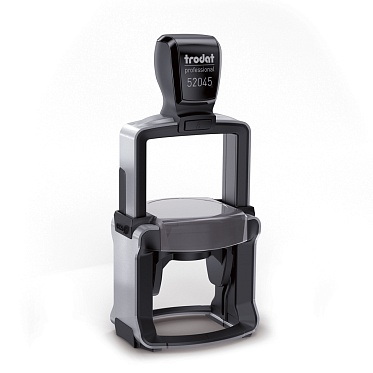 Профессиональная оснастка для печатей в металлическом корпусе диаметр 45 мм.