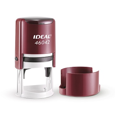 Автоматическая оснастка для основной и дополнительной печати организации  Идеальное качество оттиска благодаря улучшенному подушечному материалу Поставляется в комплекте с крышкой Оснастку можно переносить в сложенном виде Круглая текстовая плата Прочный пластиковый корпус Диаметр 42 мм. 